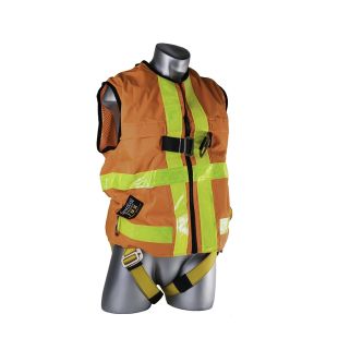 Guardian Hi-Viz Construction Tux with Side D-Rings - Pass Through Chest - Pass Through Legs