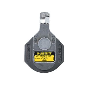 Justrite 08306 Stainless Steel Horizontal Drum Vent for Corrosives and General Solvents - 2" Bung Opening