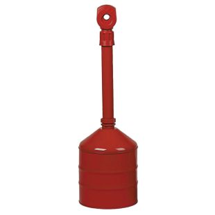 Justrite 26811R - 5 Gallon Heavy Duty Butt Can -  Red