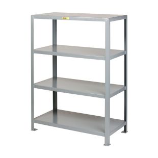 Little Giant Heavy-Duty Welded Steel Shelving 2000 lb Capacity Per Shelf