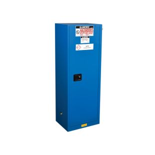 Justrite 862228 Sure-Grip Simline Hazardous Material Safety Cabinet - 23-1/4"W x 65"H x 18"D - 22 Gallons
