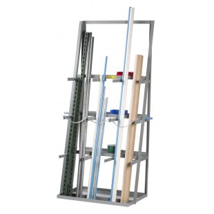 Little Giant BR-2436-84 Steel 36"W x 24"D x 84"H Vertical Bar Rack