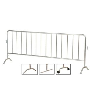 Vestil Galvanized Crowd Control Barriers