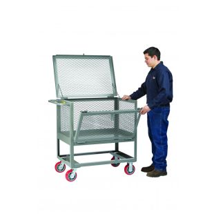 Little Giant RPDSL-2436-6PY Steel Security Box Truck - 24"W x 36"L