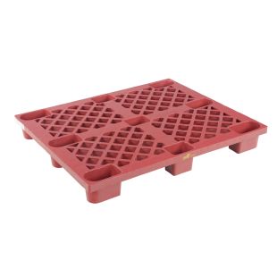 Vestil SKID-20 Red Plastic Pallet Skid - 48"W x 48"L x 5-1/2"H