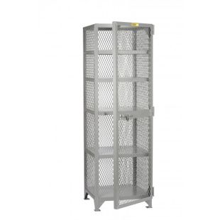 Little Giant SL5-2424-78 All-Welded Expanded Metal Compact Storage Locker - 24" x 24" x 72"
