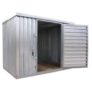Vestil STOR-96-G-W-1RH Modular Storage Building - Ships Unassembled - 109-1/16"W x 76-1/2"D x 84-3/4"H