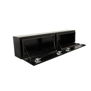 Better Built 64210122 Steel 72" Crown Hi-Side Top Mount Truck Tool Box - Black Finish