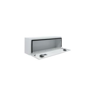 Better Built 64210150 Steel 60" Crown Hi-Side Top Mount Truck Tool Box - White Finish