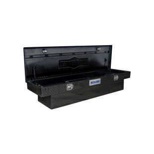 Better Built 73210938 - 69" x 20" x 13" Crown Aluminum Crossover Saddle Truck Box - Gloss Black Finish