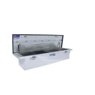 Better Built SEC Aluminum Low Profile Crossover Saddle Truck Box - Silver Finish