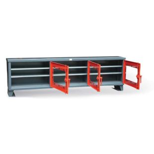 Strong Hold Clear View Triple Shift Cabinets