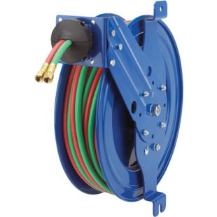 Cox SGW Series Dual Fuel Gas Spring Driven Hose Reels with Hoses