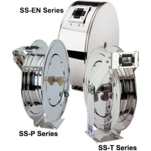 Cox Stainless Steel Spring Driven Hose Reels