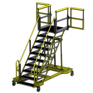 Custom Adjustable Aircraft Stand