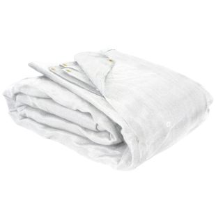 Eagle Industries MT-2050-WHT-FR - White 20' x 50' 70% Mesh Debris Tarp with Brass Grommets