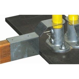 Guardian 15184 Toeboard Attachment for Baseplate 15180-G for G-Rail Guardrail Systems