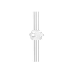 Justrite 12896 83mm Carboy Cap with Open Top and Two 1/4" & one 3/8" OD tubes - 27" Length