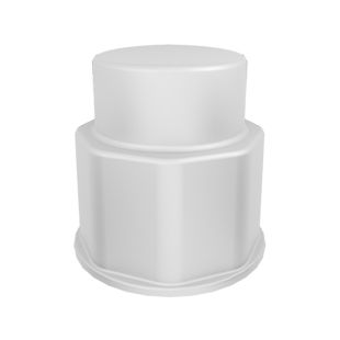 Justrite 12901 1-1/8" Thread Closed Cap Spigot Fitting