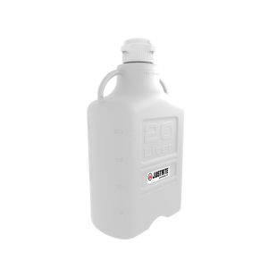 Justrite 12910 20L High Density Polyethylene Carboy with 83 mm Cap