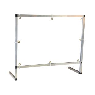 Justrite 15614 - 3' x 3' Counter/Desktop Workspace Cough and Sneeze Guard with Document Pass Thru Area