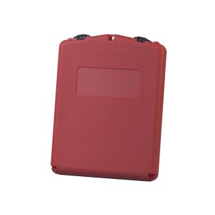 Justrite S23304 Medium Polyethylene Document Storage Box for SDS Sheets with Lockable Front Opening