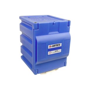 Justrite 24080 - 2 x 4L Bottle Polyethylene Countertop Corrosives Safety Cabinet