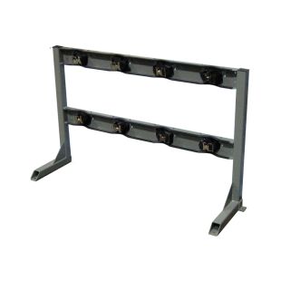 Justrite 35298 Gas Cylinder Stand - 4 Cylinder Capacity - In-Line Stored - Steel
