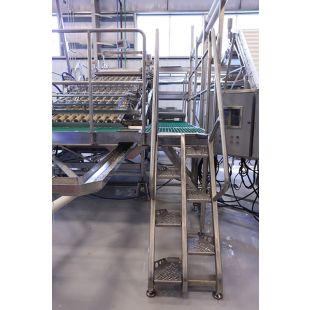 Stainless Steel Alternating Stairway