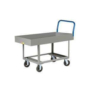 Little Giant Ergonomic Work Height Platform Trucks with 6" Lipped Deck