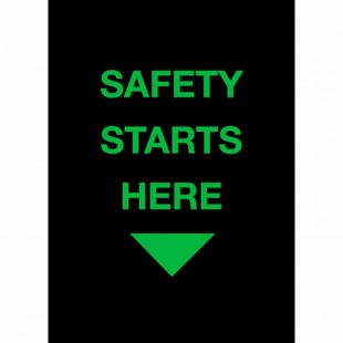 NoTrax "Safety Starts Here" Sign Mats