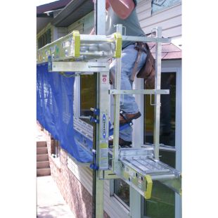 24'W x 24'H Werner Aluminum Pump Jack Scaffolding System