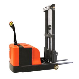 Presto PPS1100-62-CB PowerStak Fully Powered Counterweight Stacker with 30"L Forks and Max Height of 62"