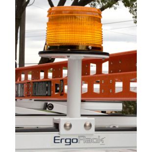 Prime Design ASH-8611 Strobe Light Holder 6" Diameter x 8" High Extended Base Crossbar Bottom Mounted- For Use with ErgoRack & AluRack