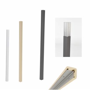 Vestil PVC Corner Protectors with Aluminum Inserts