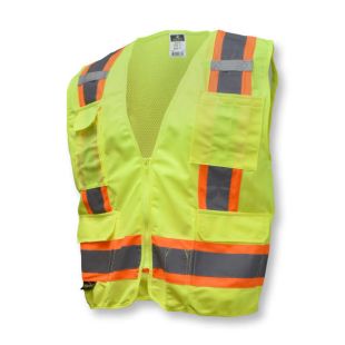 Radians SV6 Two Tone Surveyor Type R Class 2 Solid/Mesh Safety Vests