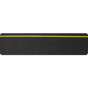 Sure-Foot 84612 Reflective Stripe 6" x 24" Master Stop Anti-Slip Abrasive Tread Strips - 50 Strips
