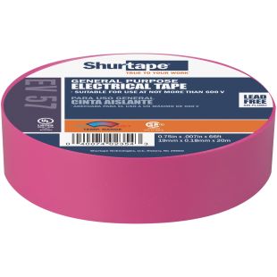 Shurtape 187742 EV 57 General Purpose Grade, UL Listed, Colored Electrical Tape - 3/4