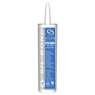 Silco Sil-Bond RTV 4500 Industrial / Construction Grade Silicone Sealant (Case of 24x 10.3oz tubes)