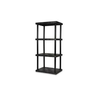 Structural Plastics ST3624x4 36" x 24" DuraShelf® Solid Top Shelving 4 Shelf Unit