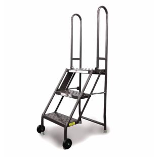 Tri-Arc Mobile Foldaway Roll and Fold Step Stands