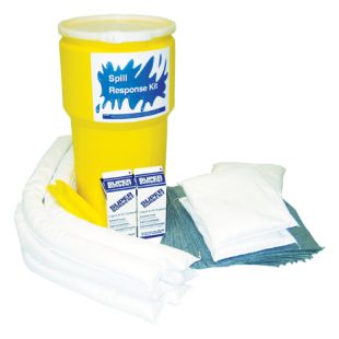 Wyk 1514 Universal Chemical / Hazmat 14 Gallon Resealable Drum Spill Kit