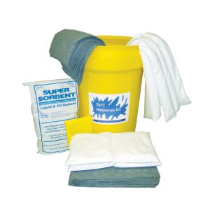 Wyk 1531 Universal Chemical / Hazmat 30 Gallon Resealable Drum Spill Kit