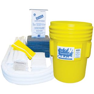 Wyk 1595 Universal Chemical / Hazmat 95 Gallon Overpack Drum Spill Kit