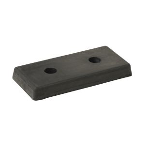 Vestil B-818 Molded Dock Bumper with 2" Projection - 18"W x 8"H 