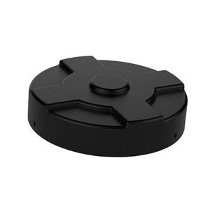 Vestil DC-P-30-BK Polyethylene Drum Cover for 30 Gallon Closed Head Drums
