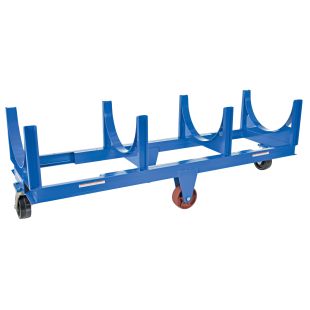 Vestil DCC-28120-10 Steel Heavy-Duty Cradle Cart with Phenolic Casters and 10,000 lbs Capacity