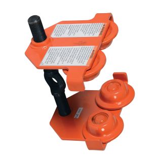 Vestil E-MT-1 Eye Manual Push Trolley for I-Beam Flanges 2" to 8-5/8" Wide - 1,000 lbs Capacity