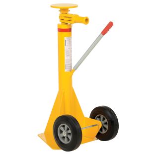 Vestil LO-J Ratchet Style Trailer Stabilizing Jack with 39" to 51" Height Range and 100,000 lbs Static Capacity