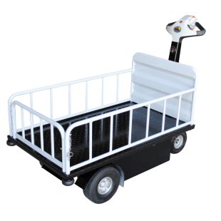 Vestil NE-CART-2 Steel 24-3/4" x 46" Top Loading Traction Drive Cart